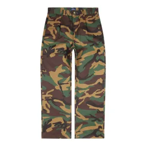 Camo Single-Pleat Pant