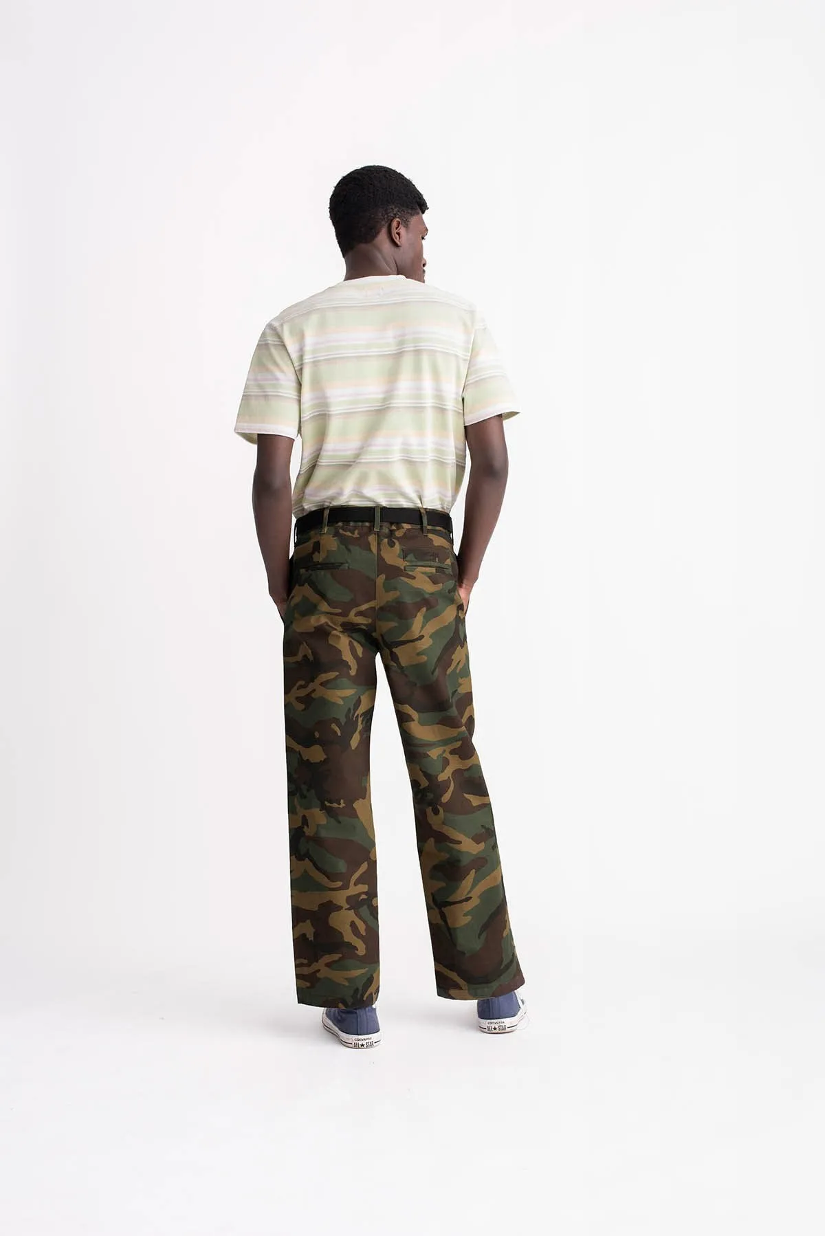 Camo Single-Pleat Pant