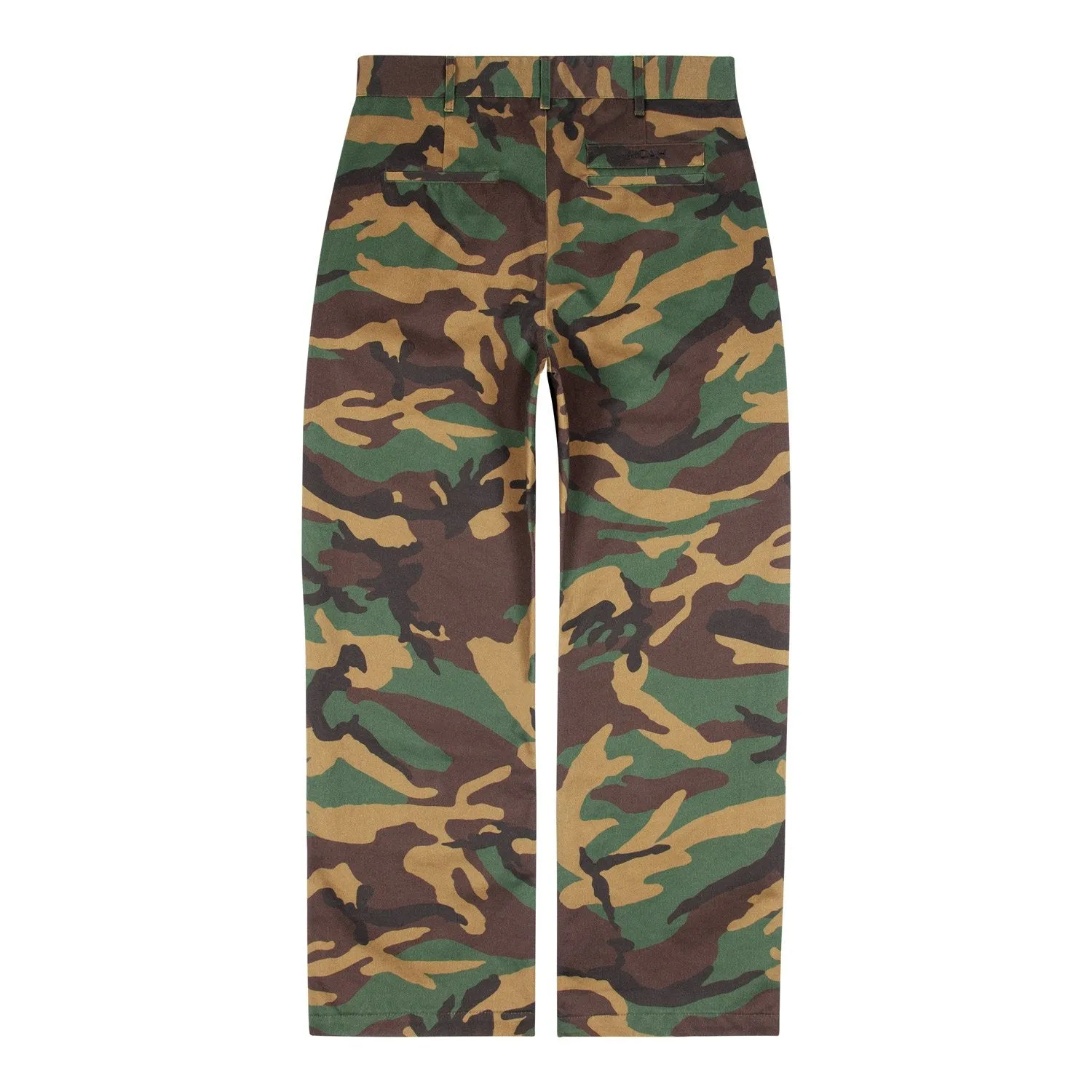 Camo Single-Pleat Pant