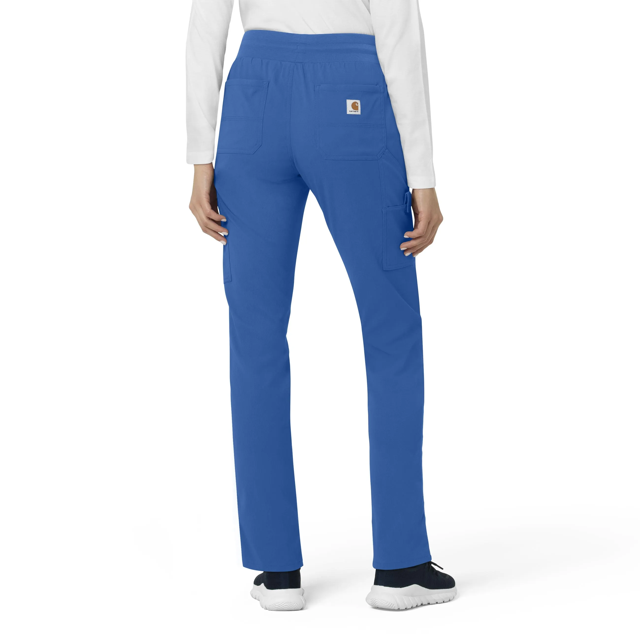 Carhartt Rugged Flex Peak Women's Slim Leg Scrub Pant - Royal