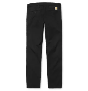 Carhartt WIP Sid Pant - Black Rinsed