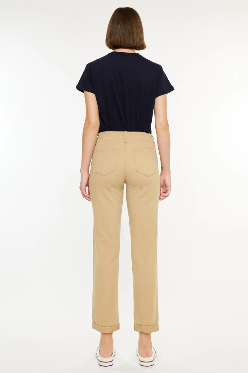 Carol High Rise Slim Chino