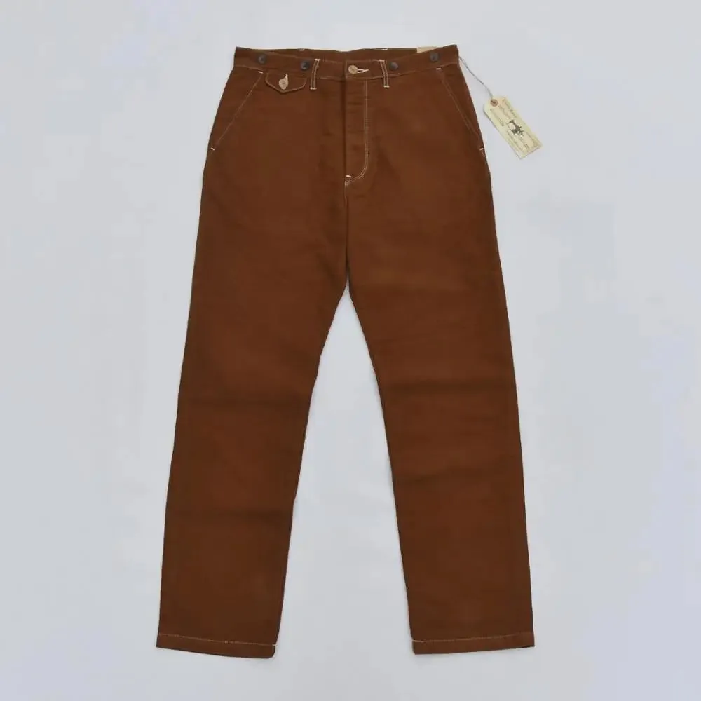 Casual Twill Chino Vintage Style Men's Pants