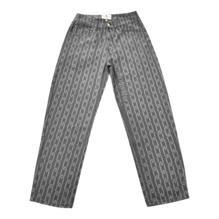 Chain Chino Pants - Gray