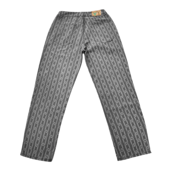 Chain Chino Pants - Gray