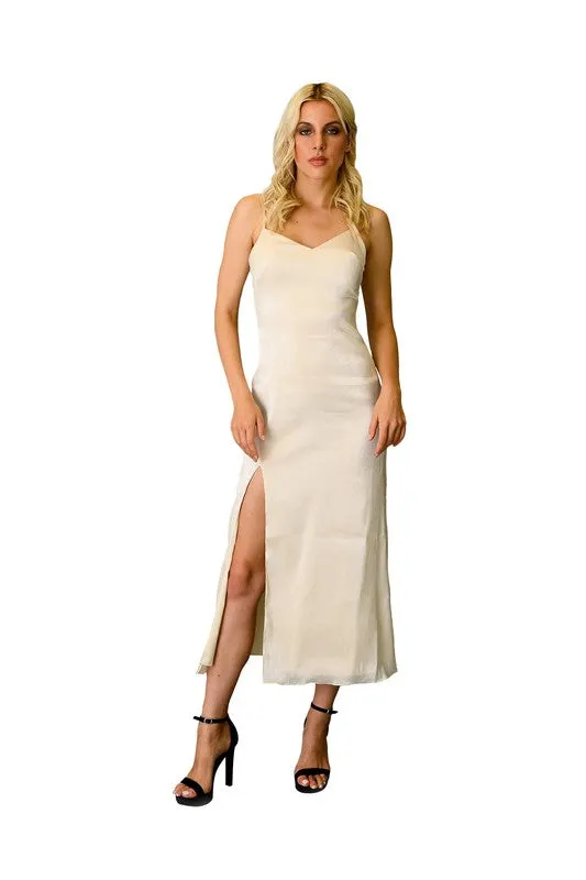 Champagne Slip Dress