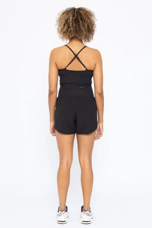 Chelsea Cross Back Active Romper