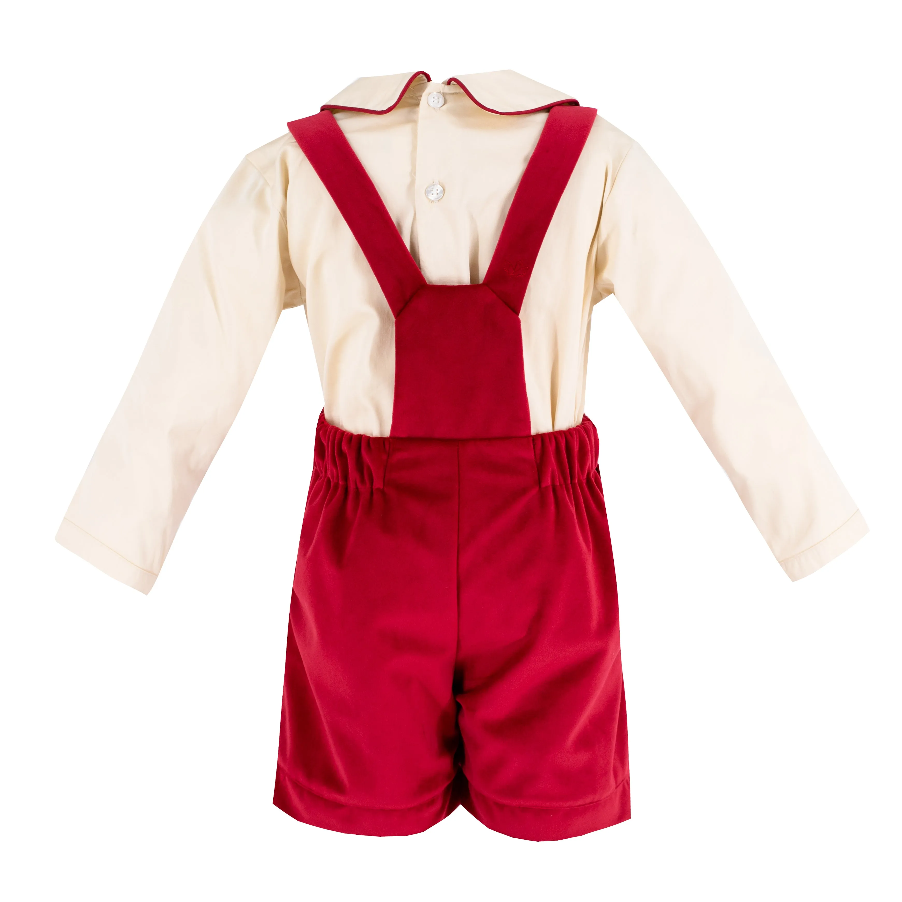 Christopher Boy Overall - Red Velvet