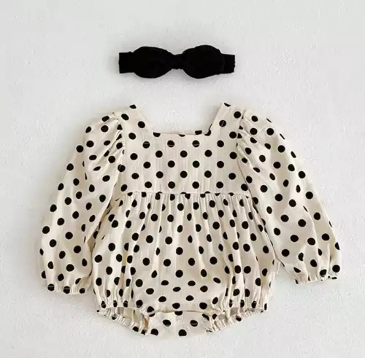 Cindy - Polka Dot Romper