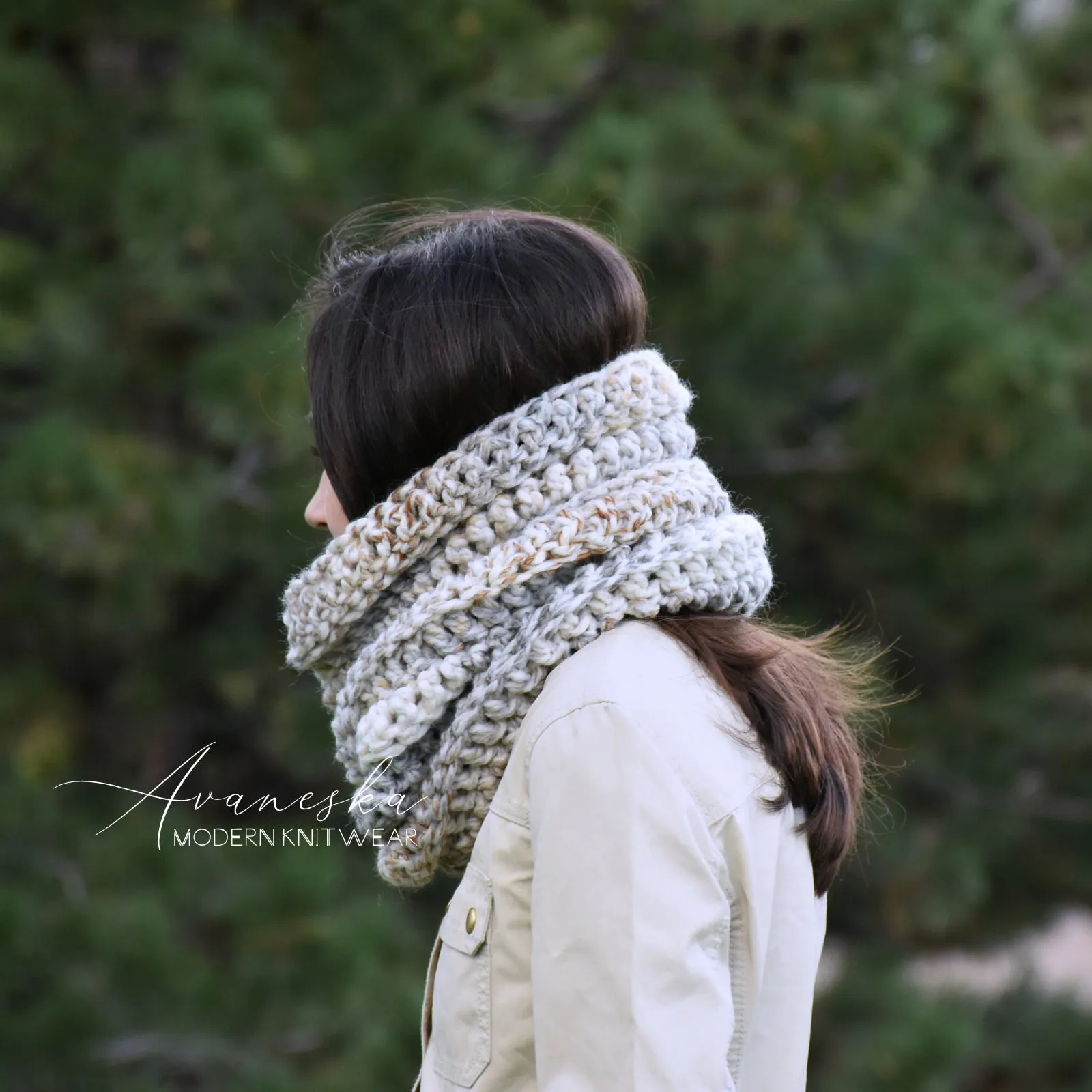 Crochet Chunky Scarf | THE NEWPORT