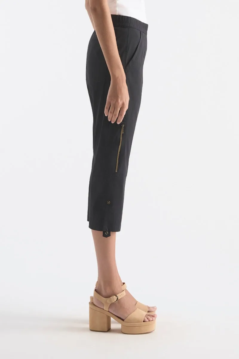 Cropped Zip Cargo in Midnight F65 1386 by Mela Purdie