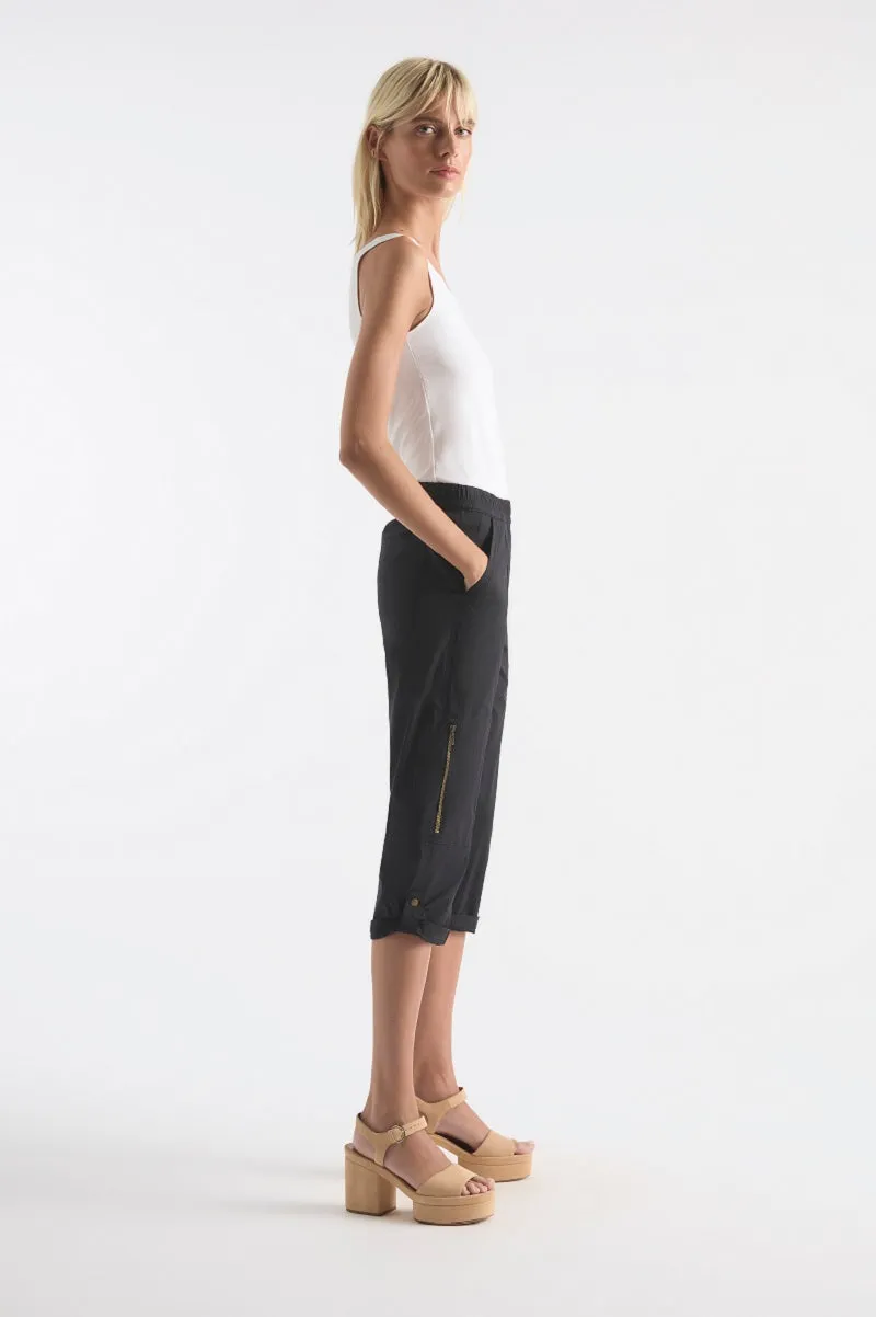 Cropped Zip Cargo in Midnight F65 1386 by Mela Purdie