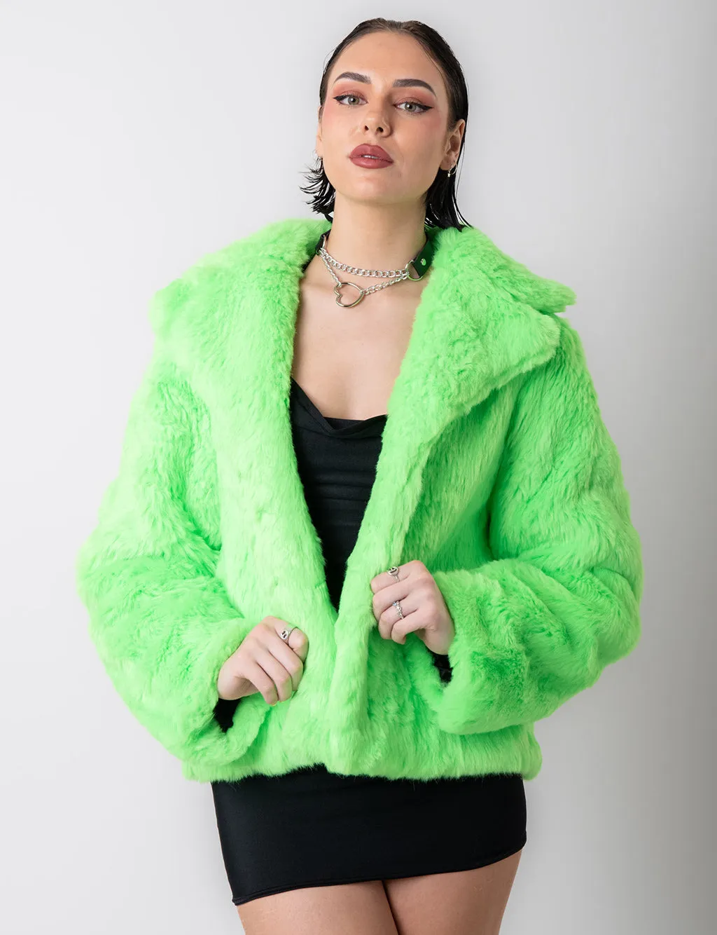 CUSTOM FAUX FUR JACKET 2.0 - CROPPED ✰ MADE 4 U ✰