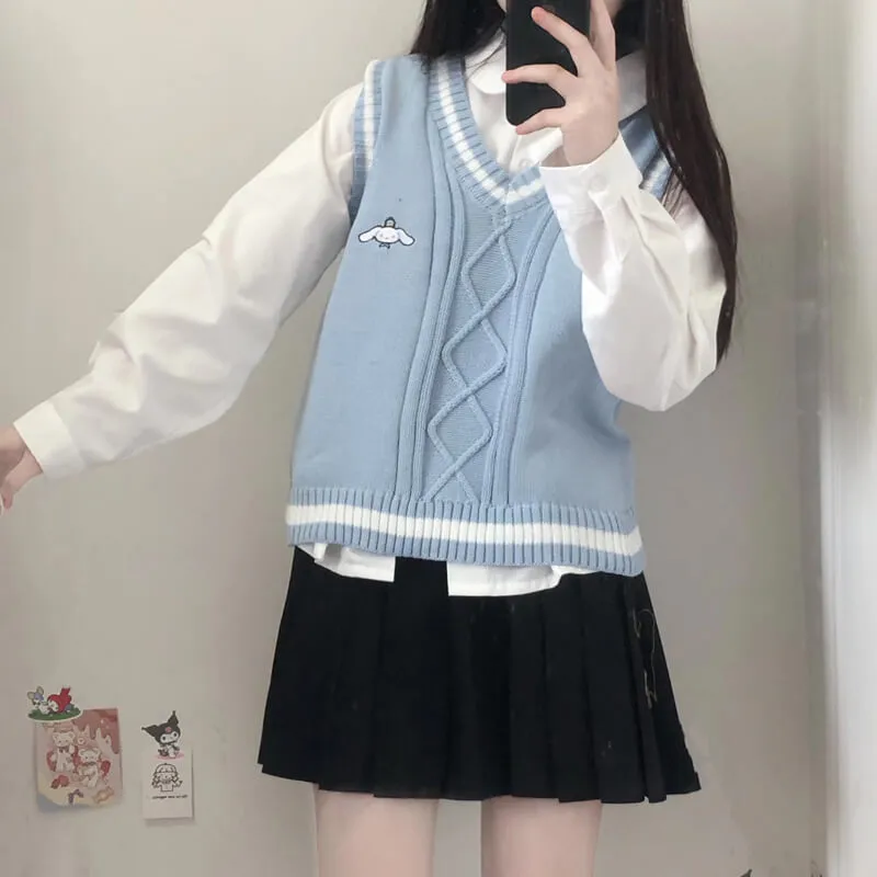 Cute Anime Sweater Vest