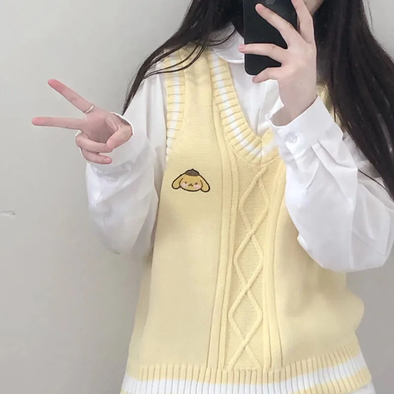 Cute Anime Sweater Vest