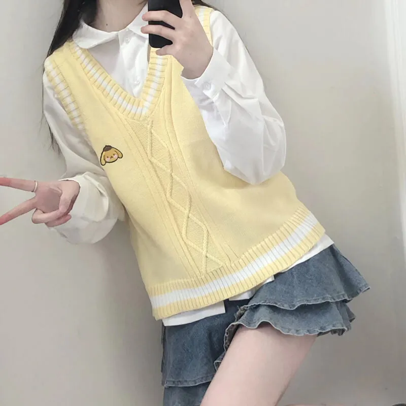 Cute Anime Sweater Vest