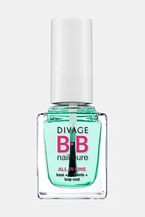 Divage 3 In 1 Nail Polish - Base Hardener And Top Coat Bb All In One