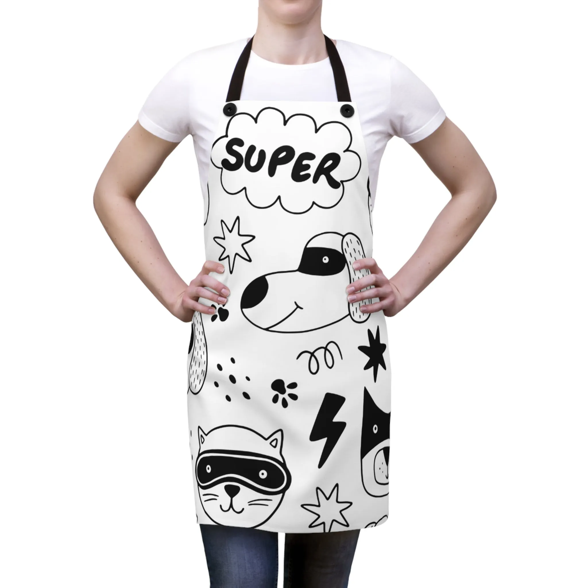 Doodle Dogs & Cats - Inovax Apron