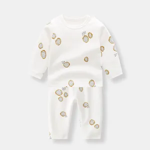 EARTHY FRUITS Organic Cotton Top and Pants Set