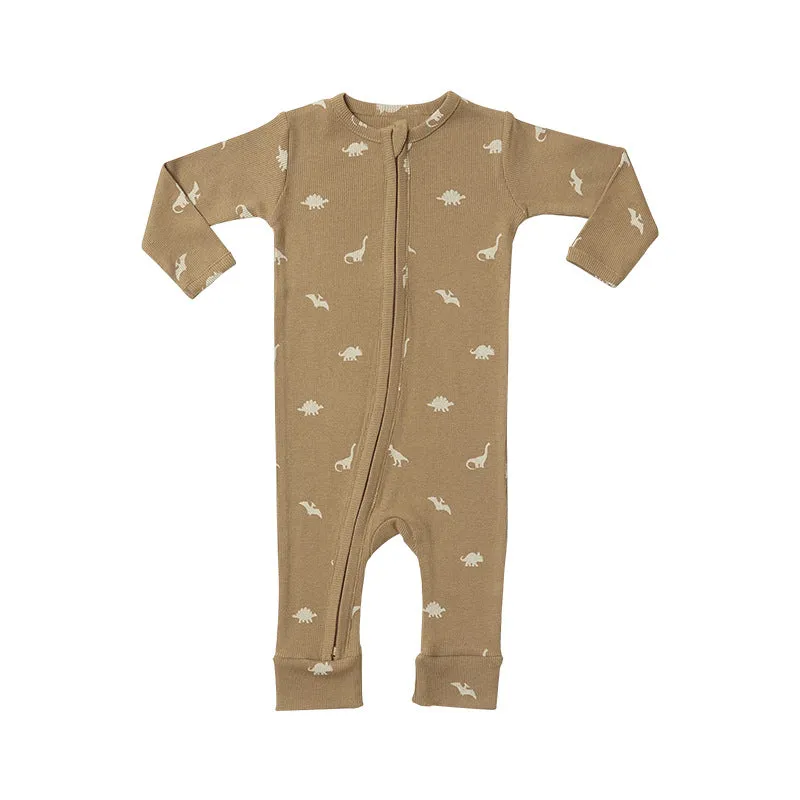 Earthy Long Sleeve Cotton Onesie