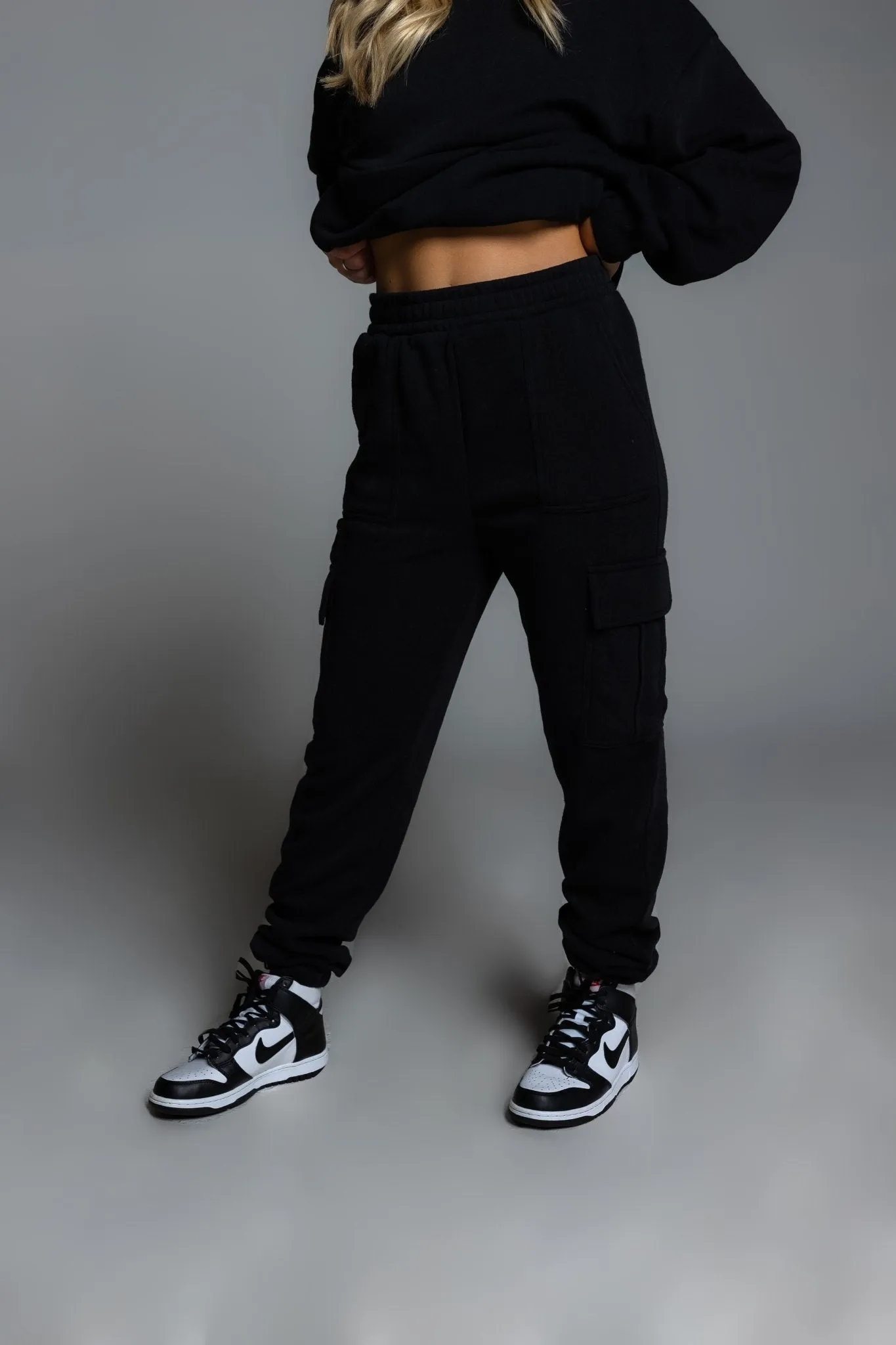 Easy Street Fleece Cargo Joggers