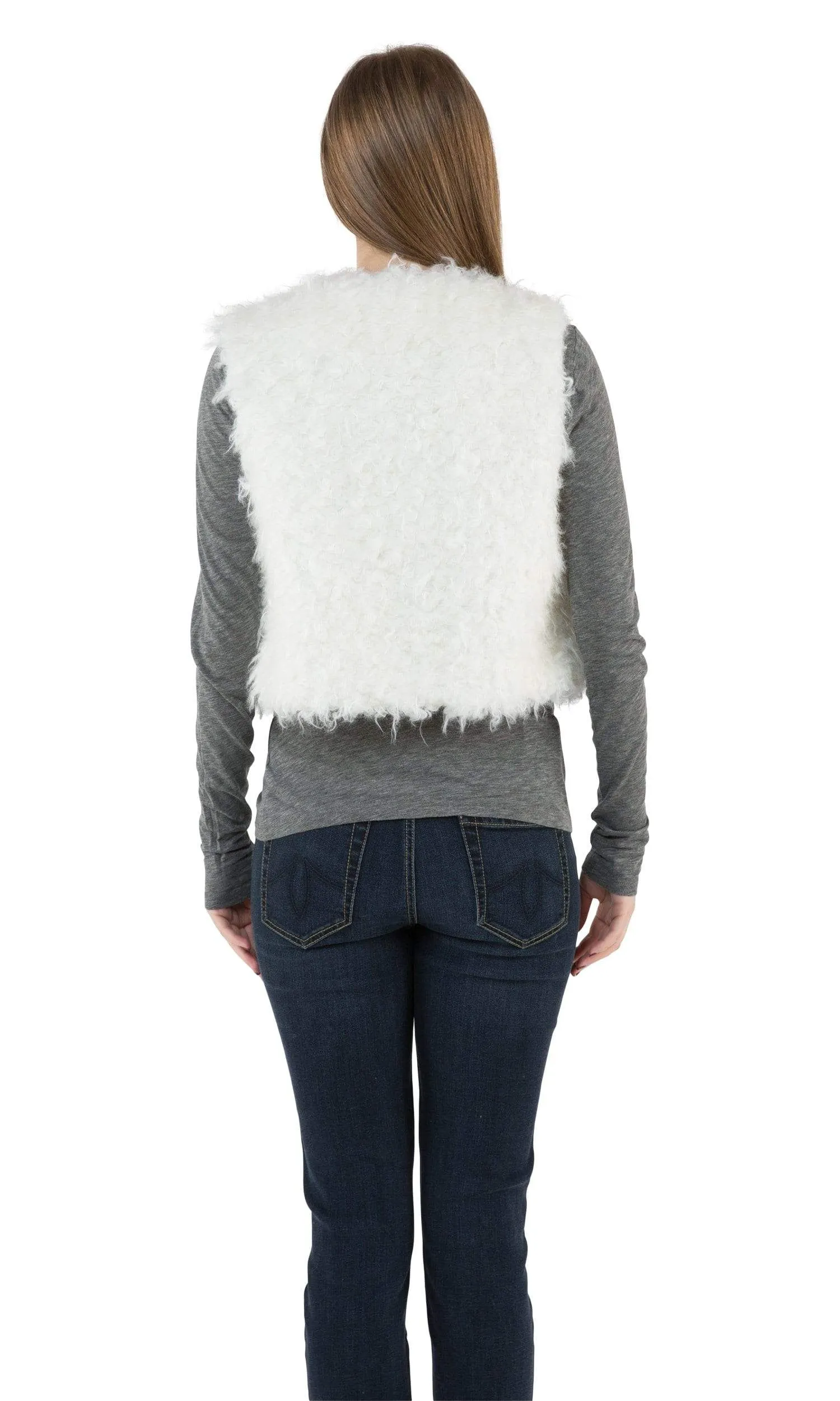 Eleven Paris Tanzanie Faux Fur Vest