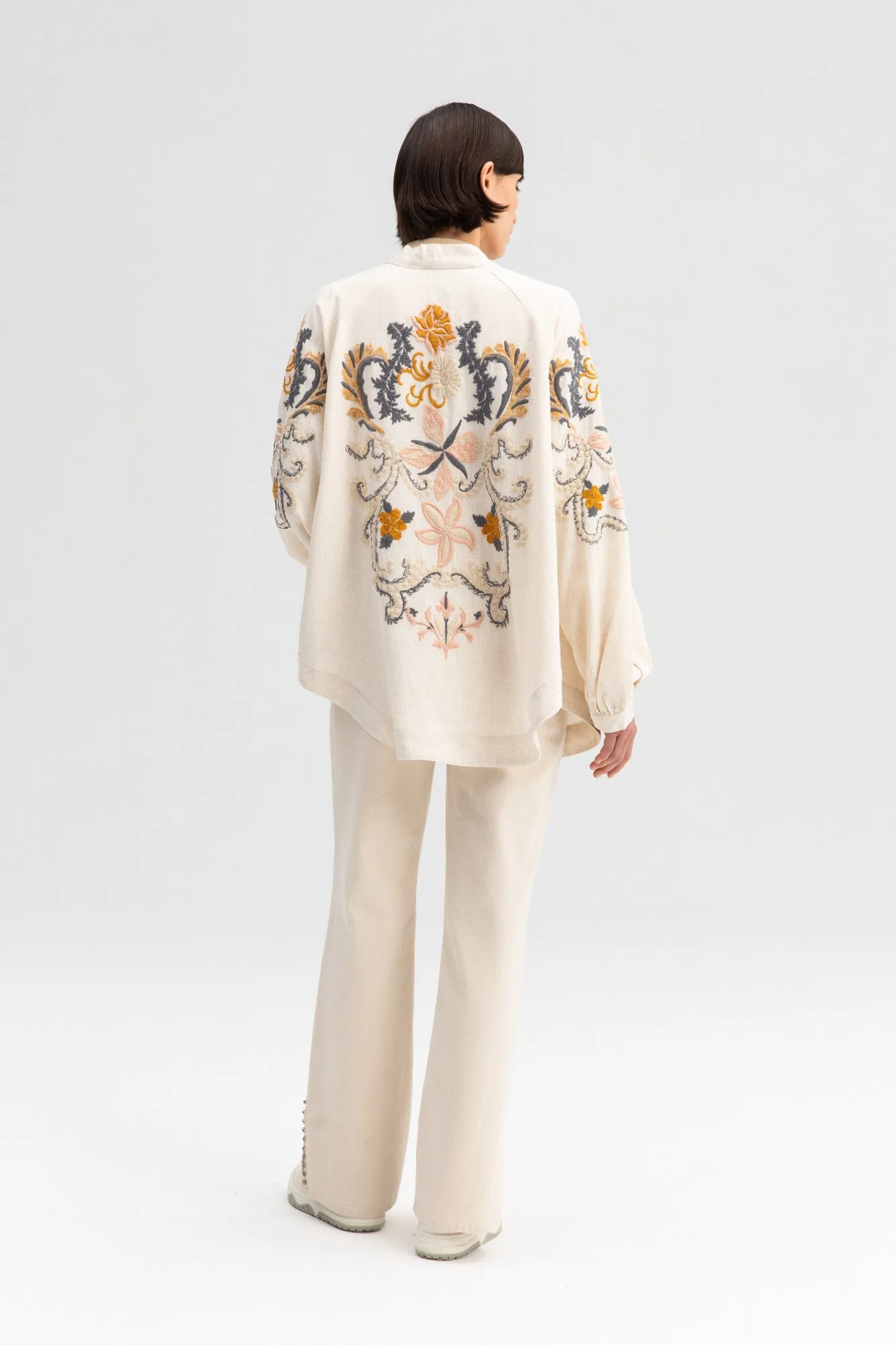 EMBROIDERED KIMONO JACKET