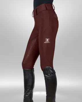 Equestly- Lux GripTEQ Riding Pants (Wine)