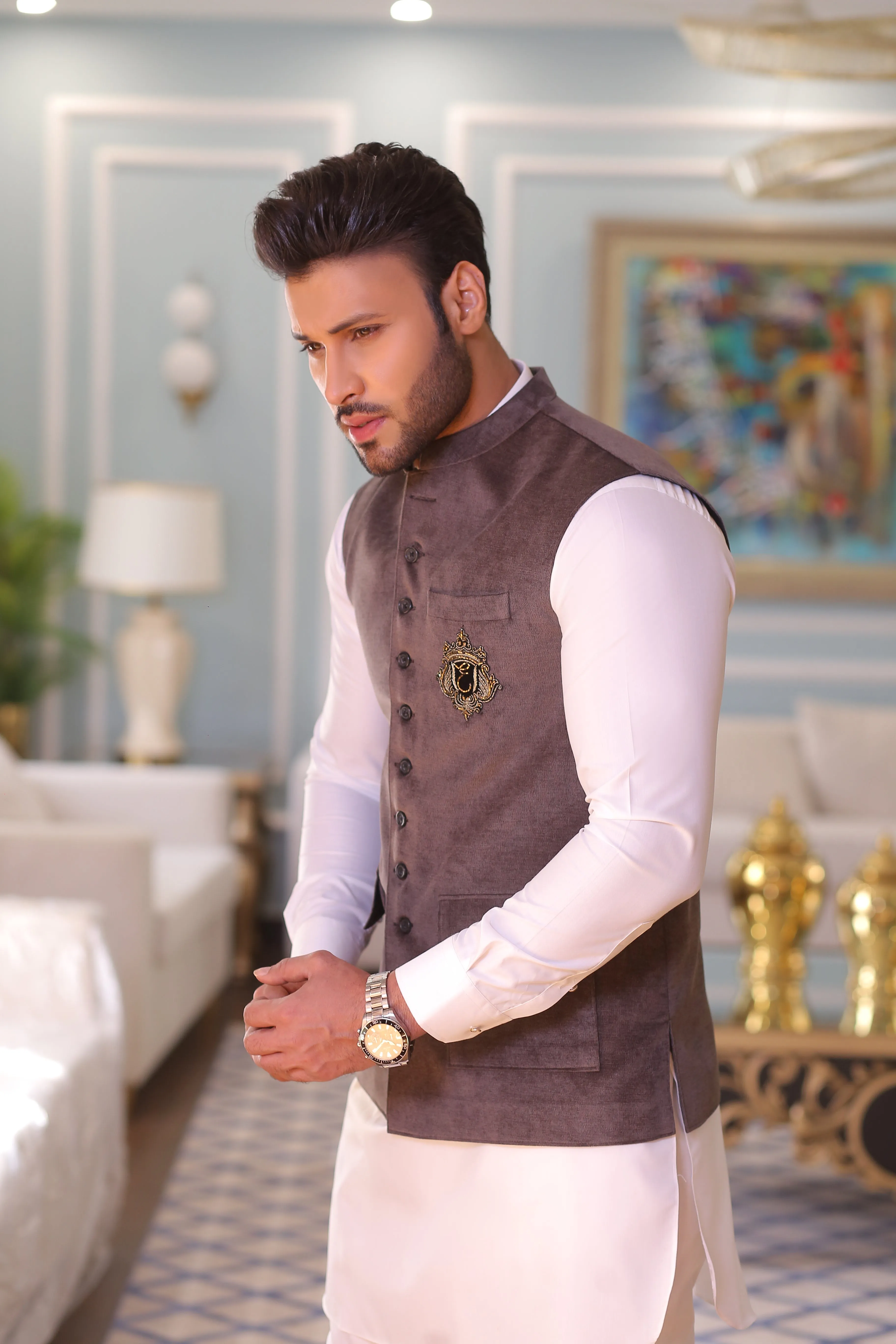 ER WC 1055 Grey Waist Coat