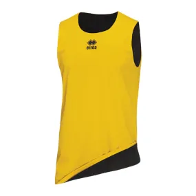 ERREA CHICAGO DOUBLE BASKETBALL VEST YELLOW BLACK