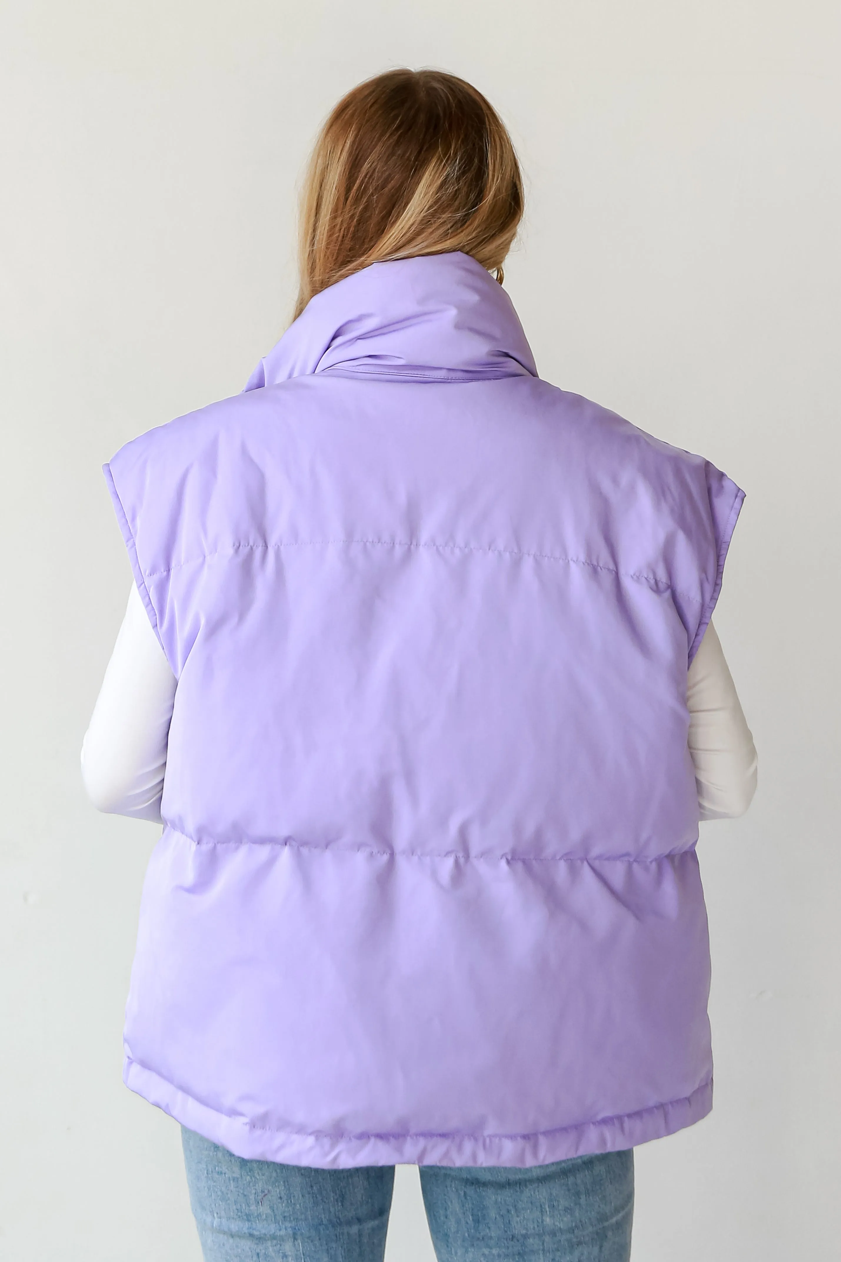 FINAL SALE - Talk That Talk Purple Puffer Vest