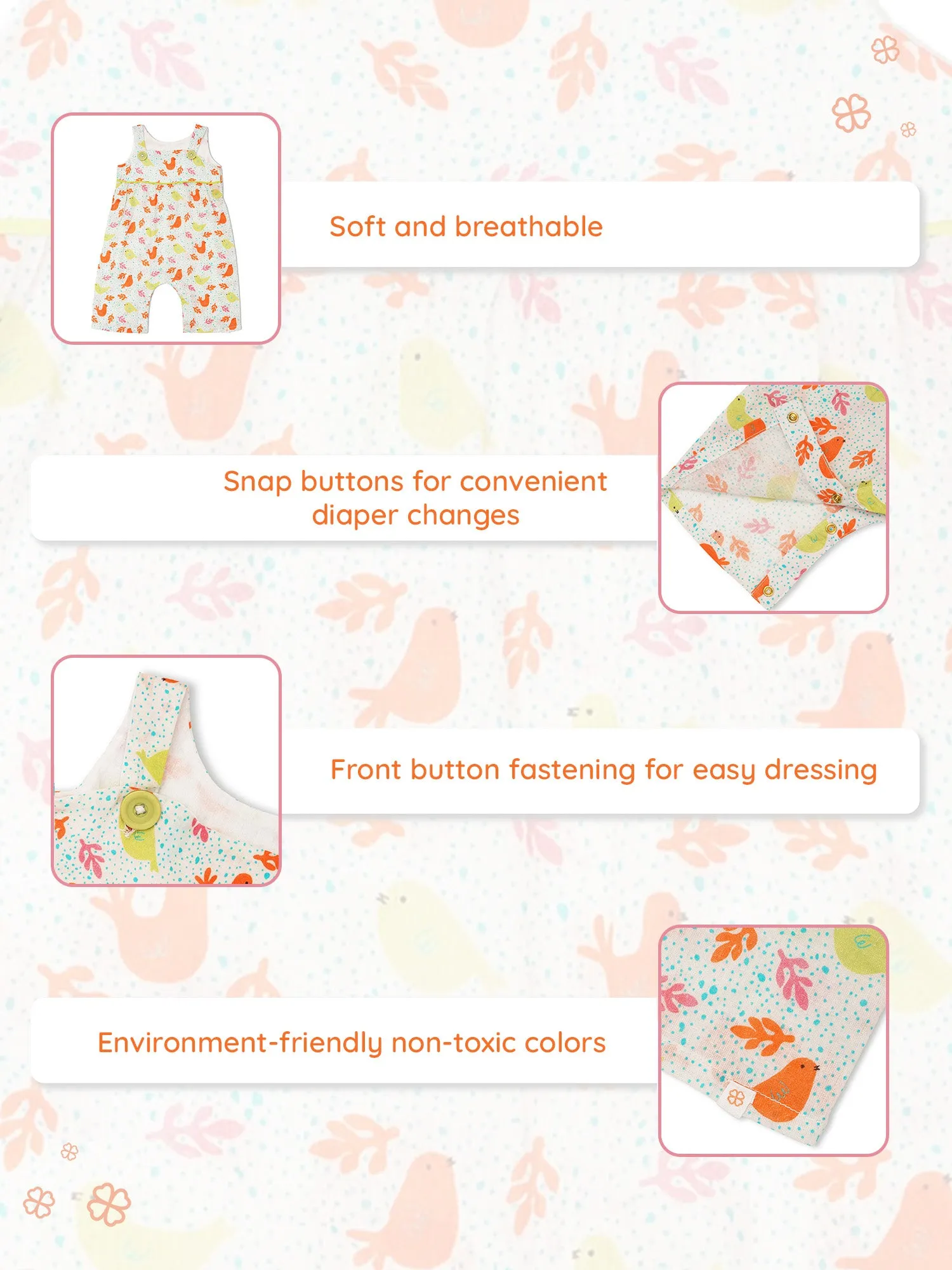 Flutter Friends - Baby Romper