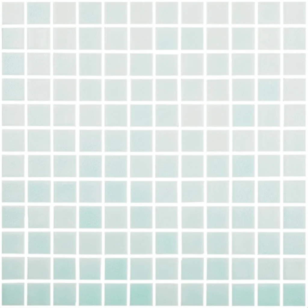 Fog Green Cannes Slip Resistant, 1" x 1" - Glass Tile