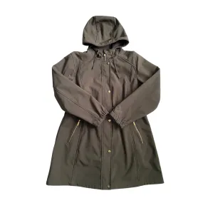 French Connection Anorak Parka Coat Soft Shell Khaki Green SIZE XL