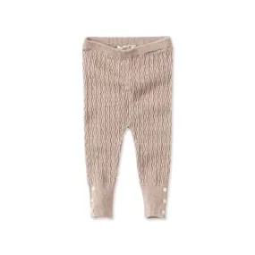 Girl's Cable Knit Sweater Leggings