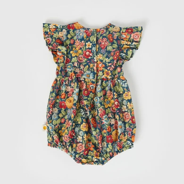 Goldie   Ace - Lani Cotton Romper - Heirloom