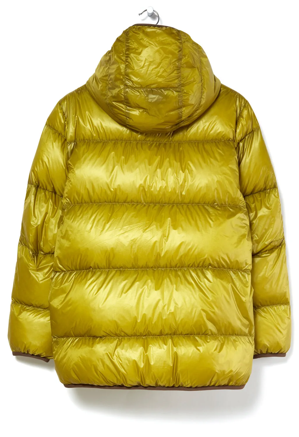 Gramicci x Nanga Men's UL Portable Down Zip Parka Jacket - Lime