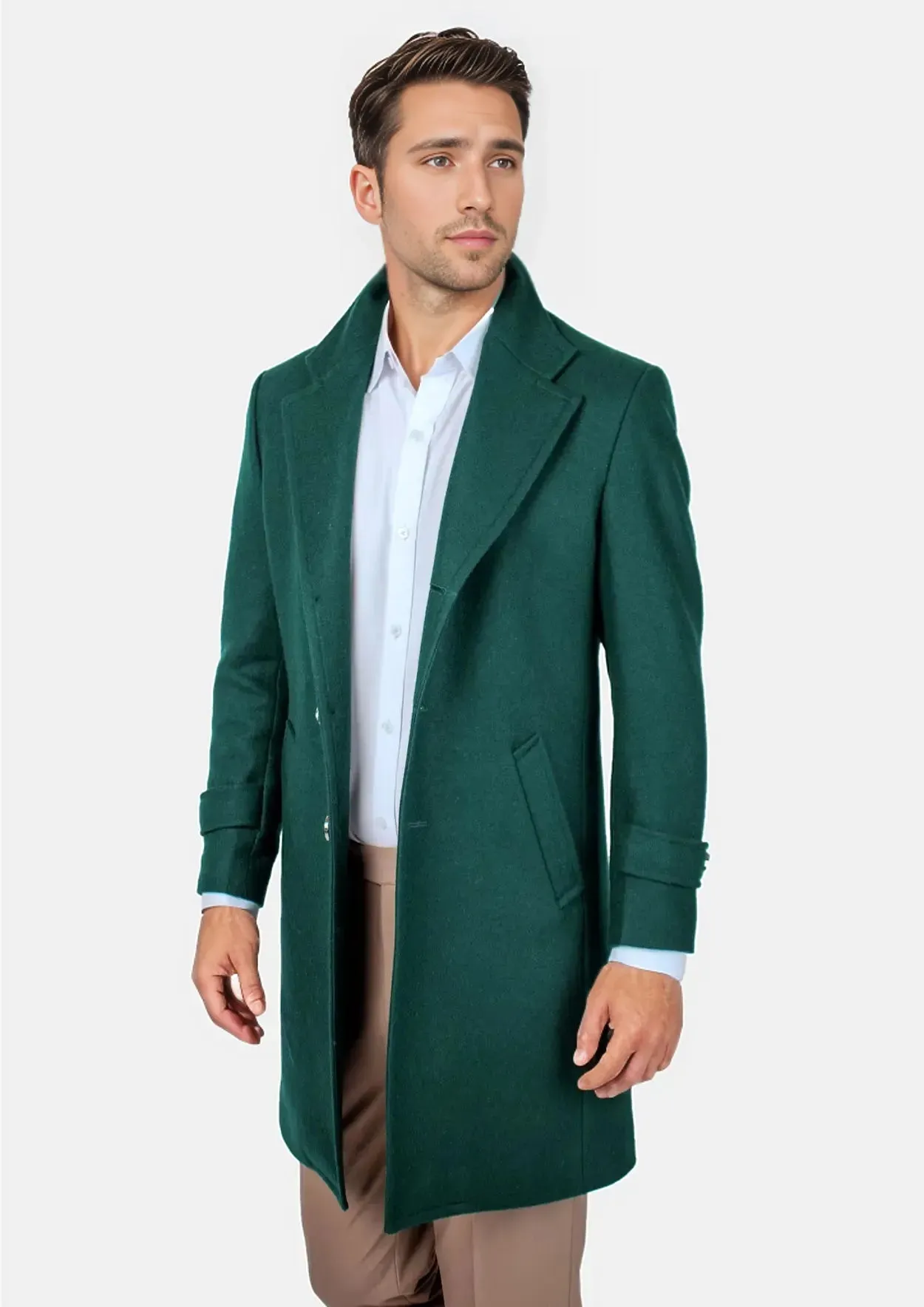 Green Classic Overcoat