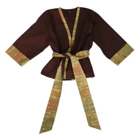 Green-Kimono Jacket(Brown)