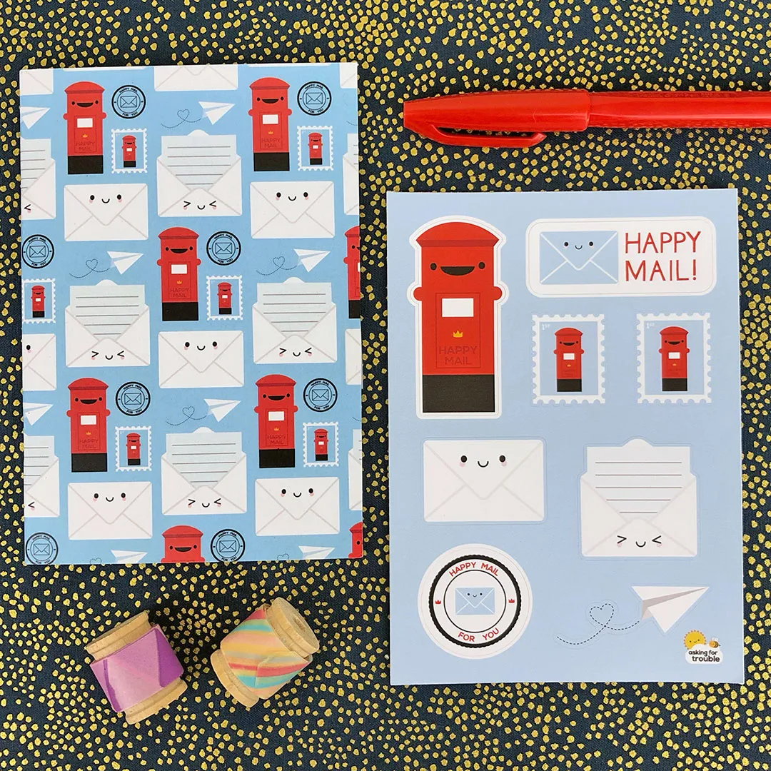 Happy Mail Kawaii Pocket Notebook