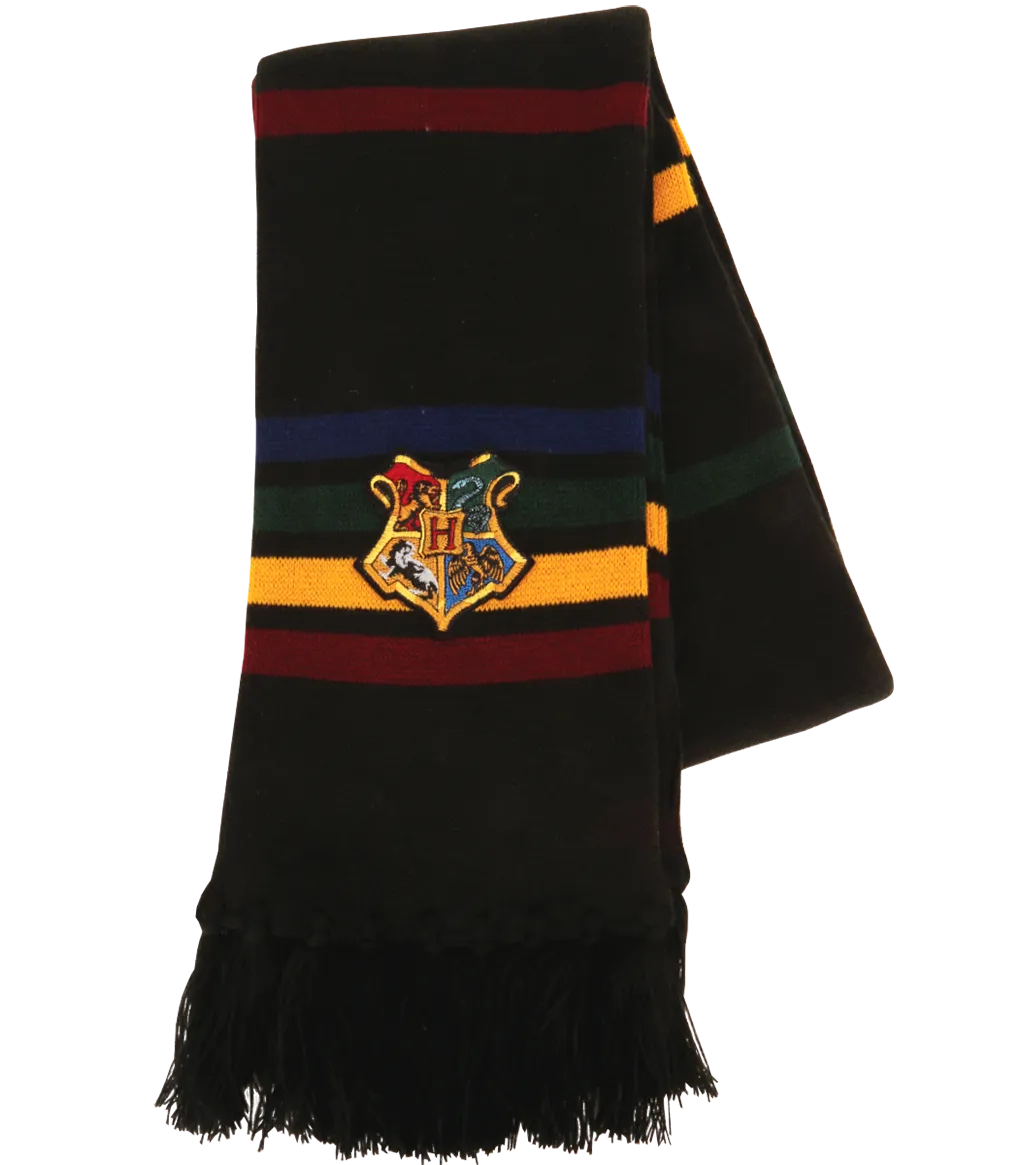 Hogwarts School Crest Knitted Scarf