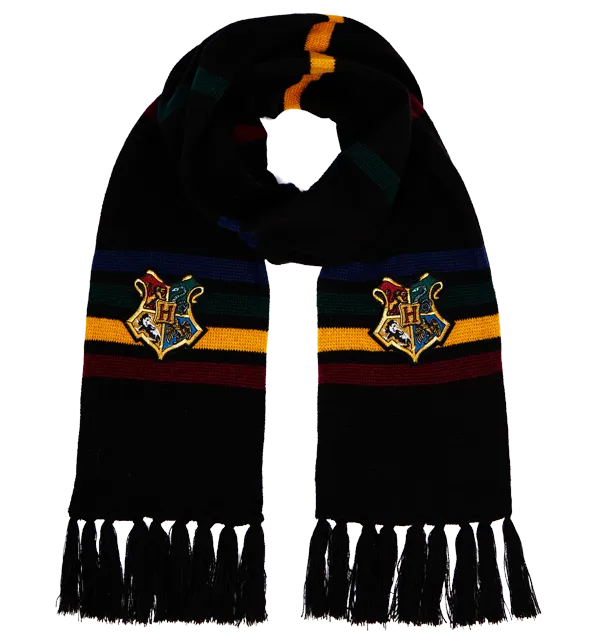 Hogwarts School Crest Knitted Scarf