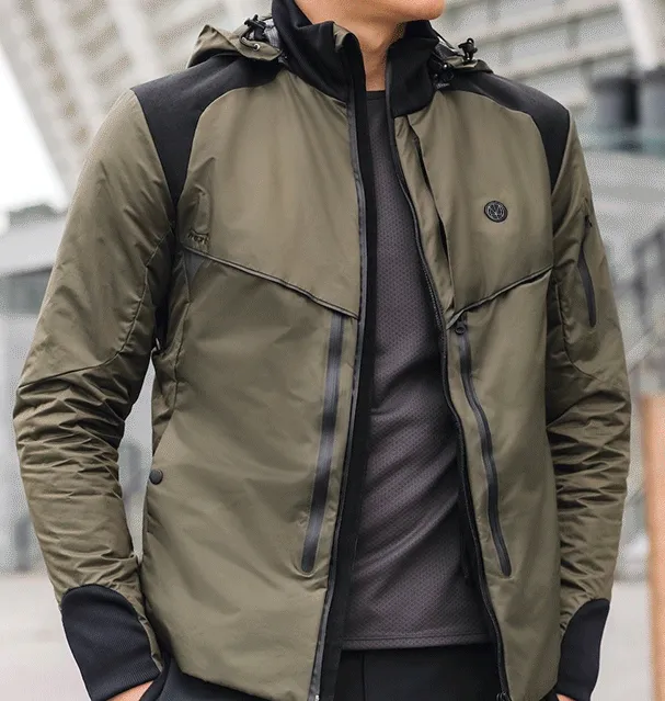 HOMI Next 2.0 Heated Jacket - Black / Navy / Green