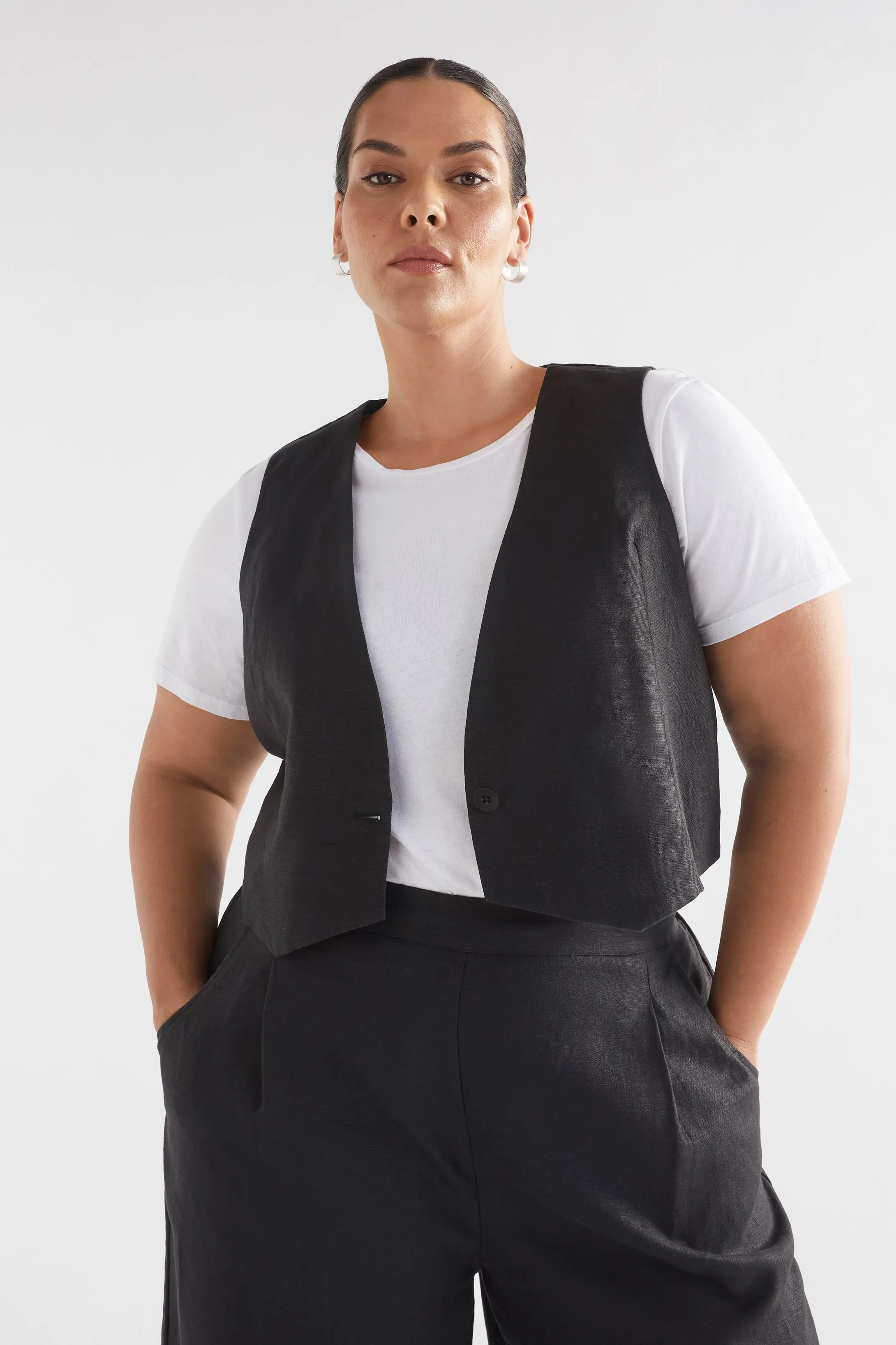 Ilona Linen Vest