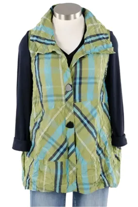 Jennie Vest-Palm Window Payne Plaid-Women's-104146