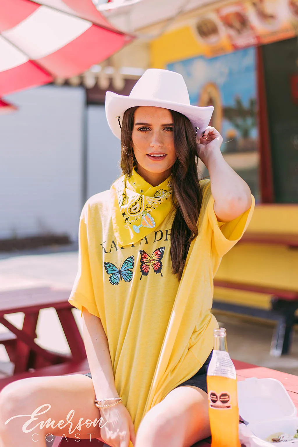 Kappa Delta Golden Hour Butterfly Tee