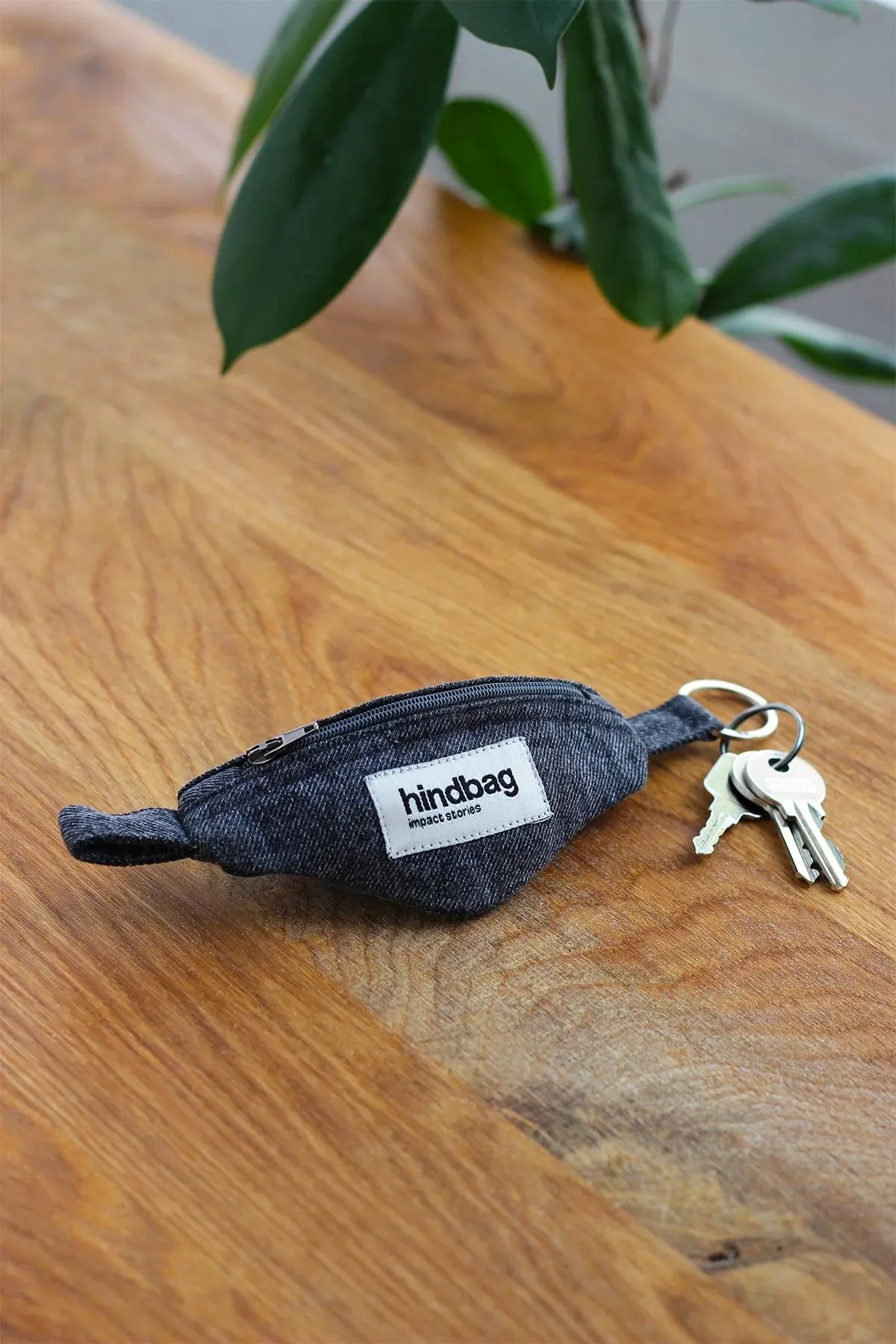 Key Ring - Como Denim Grey