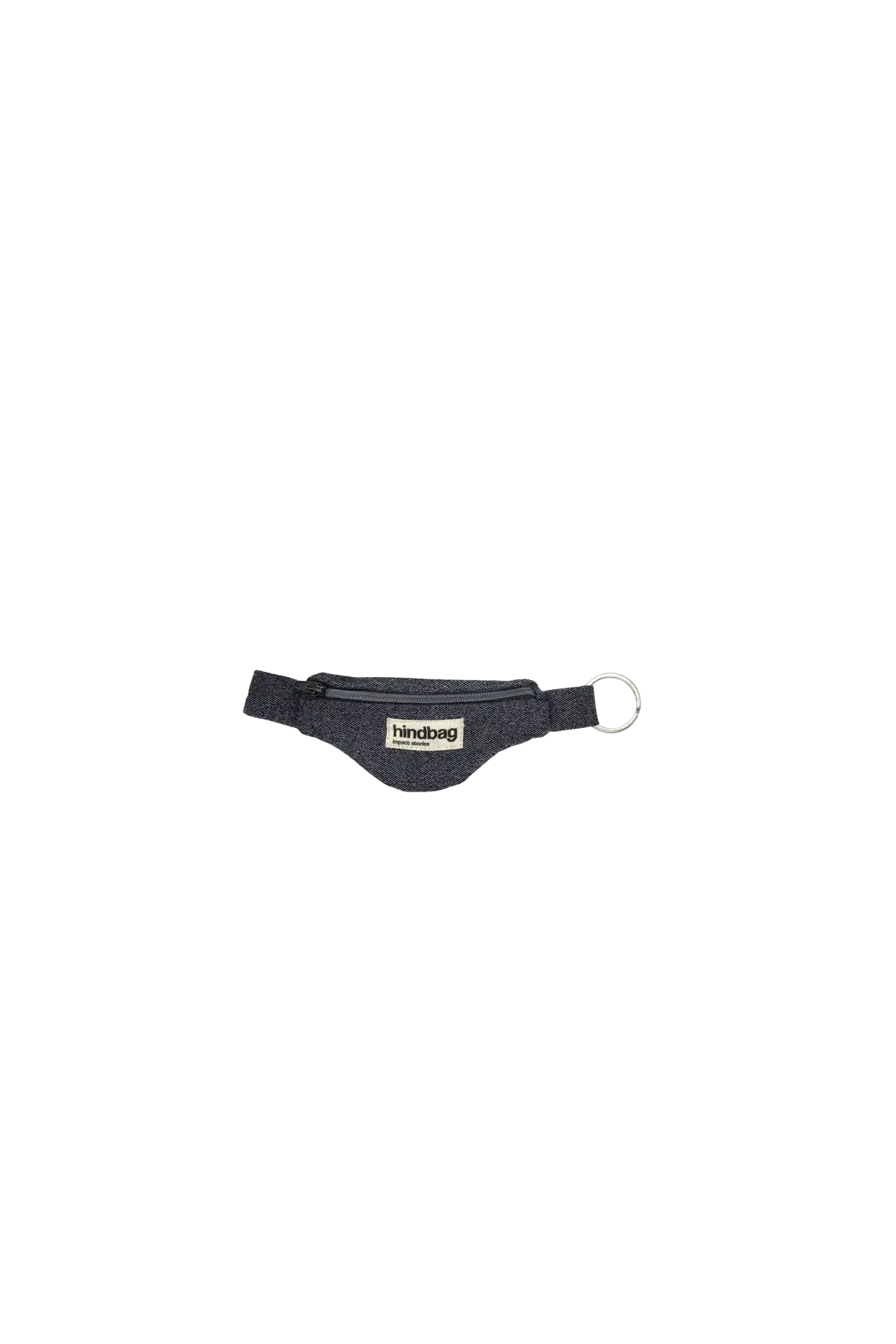 Key Ring - Como Denim Grey