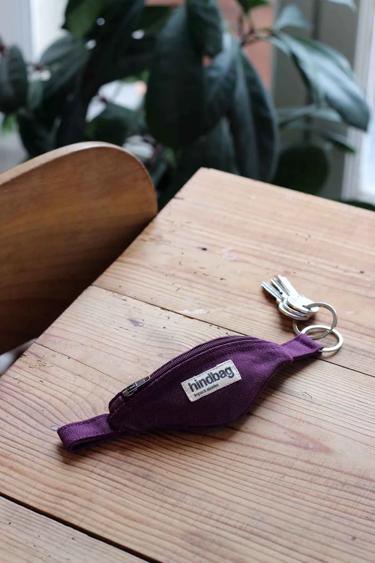 Key Ring - Como Plum