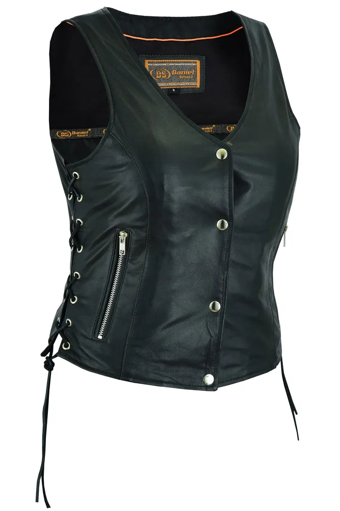 Leather Women's Full Cut Great Fit Vest